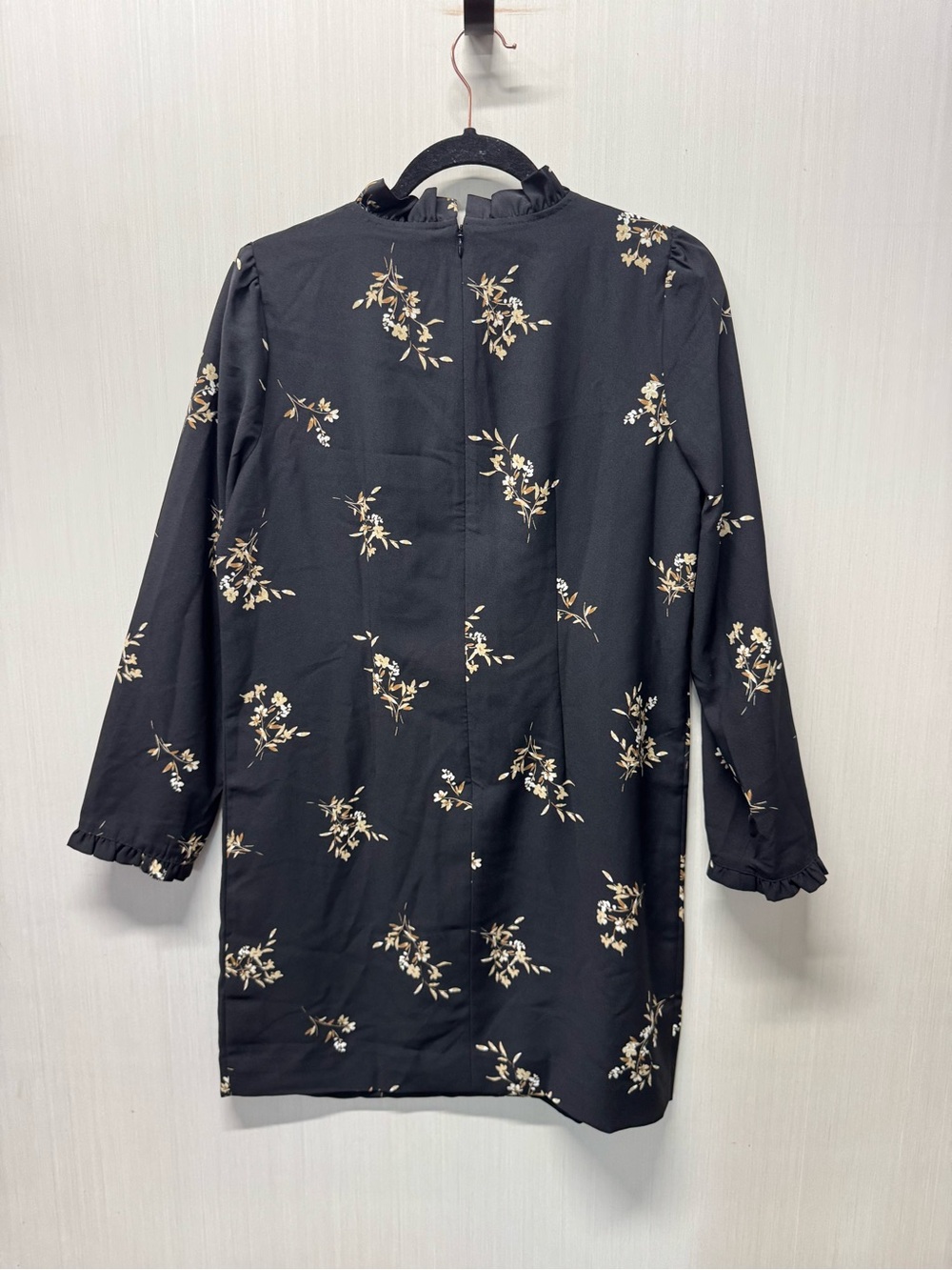 J.Crew Printed Ruffleneck Shift Dress - Picture 6 of 8